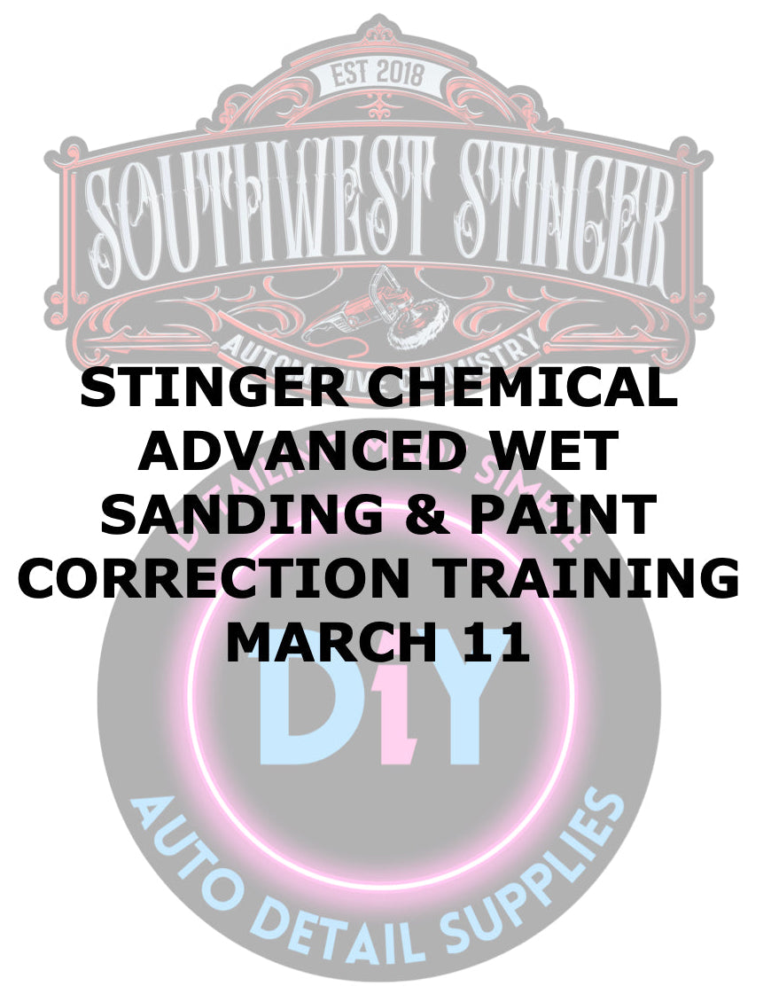 STINGER CHEMICAL ADVANCED WET SANDING AND PAINT CORRECTION TRAINING