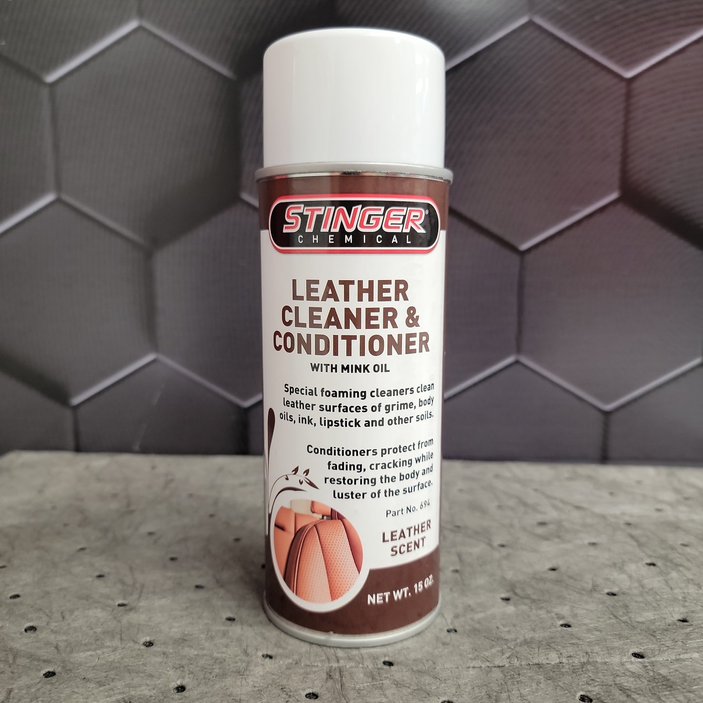 694 AEROSOL LEATHER CLEANER & CONDITIONER