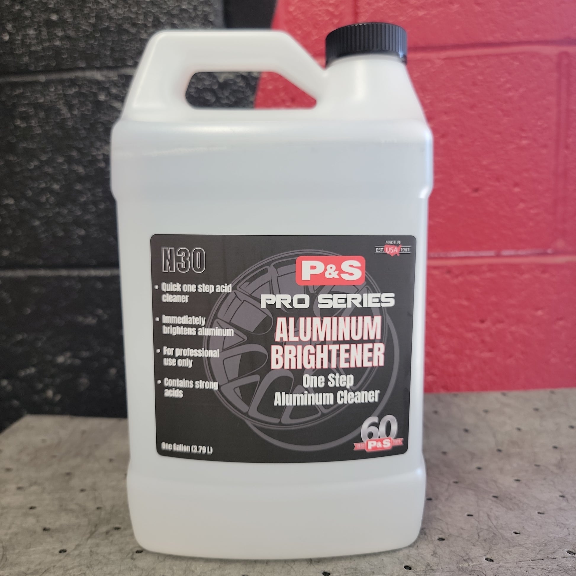 P&S Aluminum Brightener, One Step Aluminum Cleaner - 1 gal.