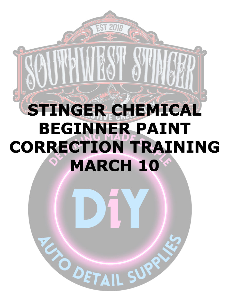 STINGER CHEMICAL BEGINNER PAINT CORRECTION TRAINING