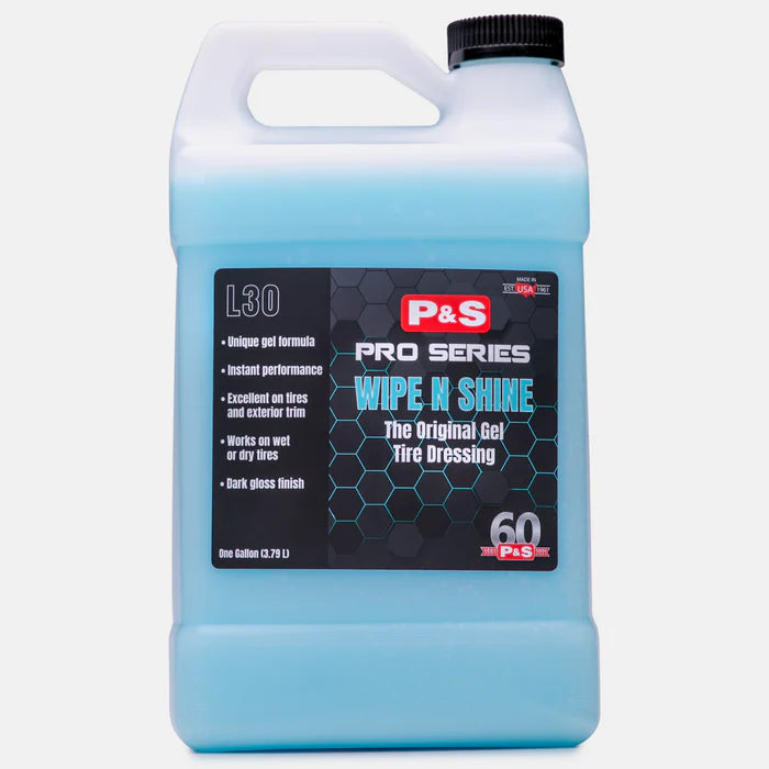 P&S- WIPE N SHINE TIRE DRESSING (L30)