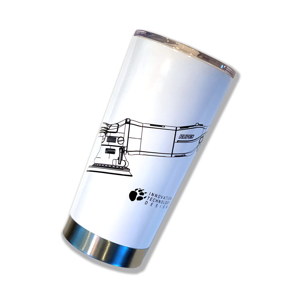 RUPES BigFoot Insulated Tumbler - Gloss White